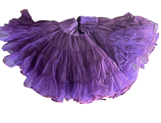 SQUARE DANCE PURPLE PETTICOAT