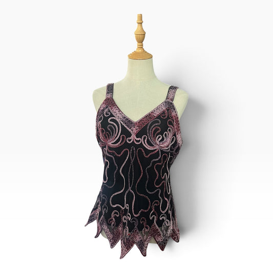 METALLIC PINK DECO TOP | 14