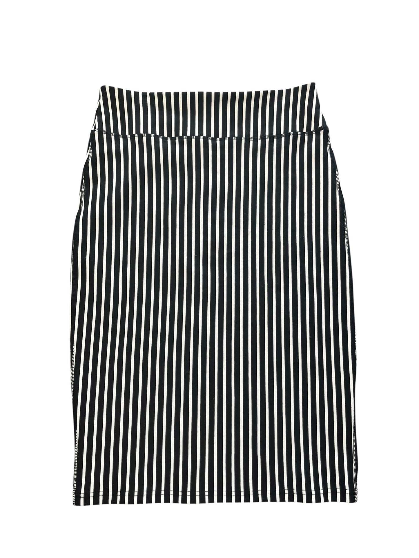 BETTY CLARK B&W STRIPE PENCIL SKIRT | 14