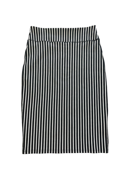 BETTY CLARK B&W STRIPE PENCIL SKIRT | 14