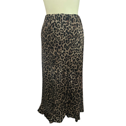 CITY CHIC LEOPARD SKIRT | M/18