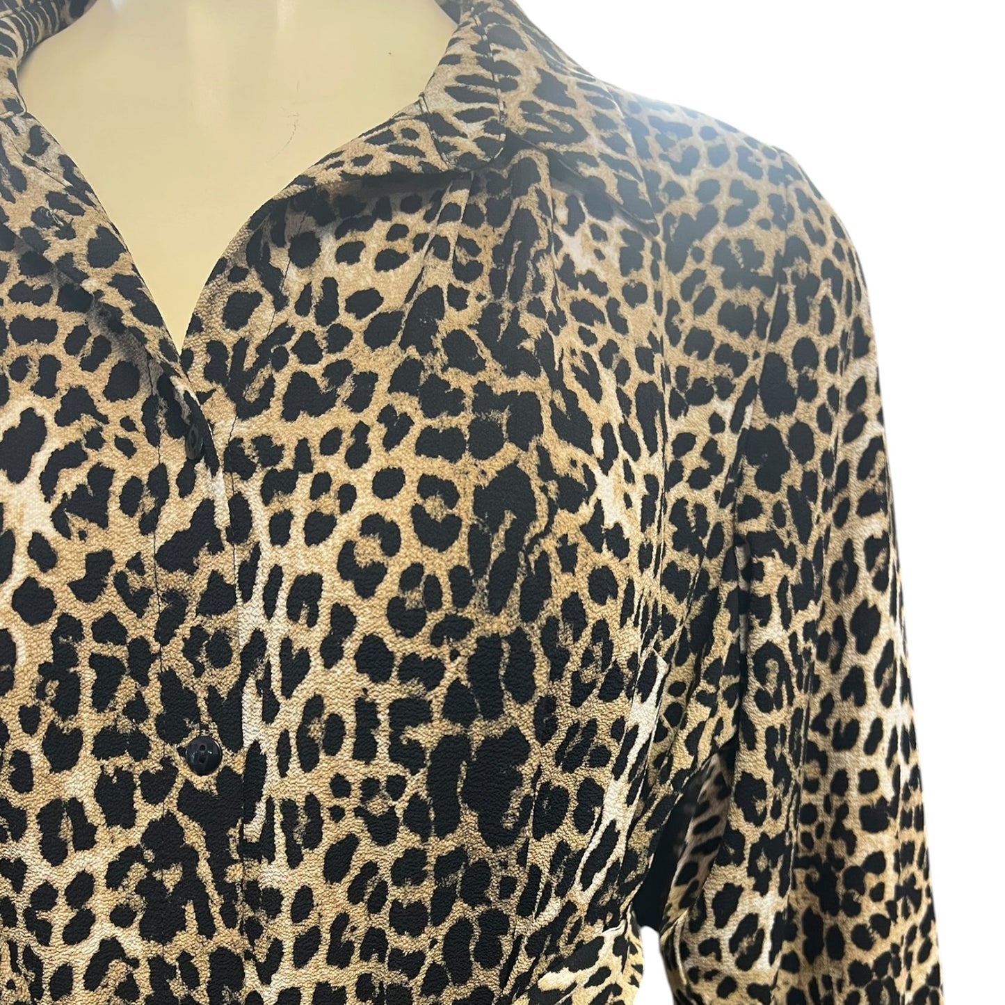 CITY CHIC LEOPARD SHIRT DRESS | S/18