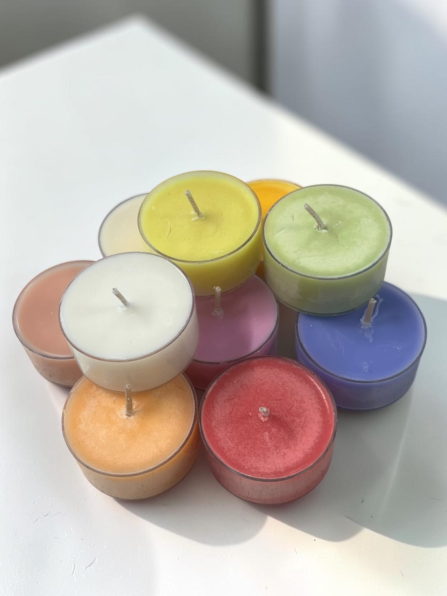SOY TEALIGHT CANDLES 4hr burn time