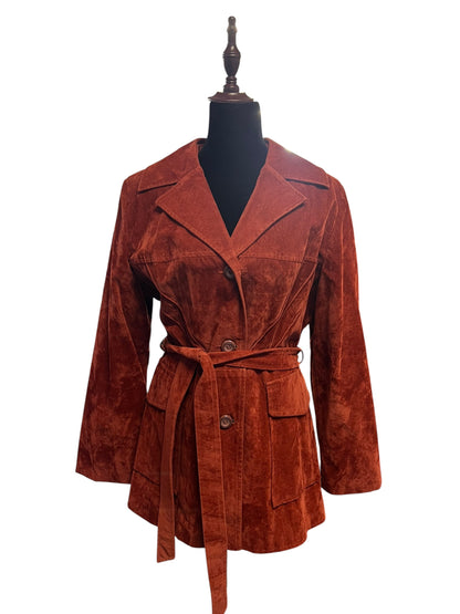 HILTON CARAMEL SUEDE JACKET | 10