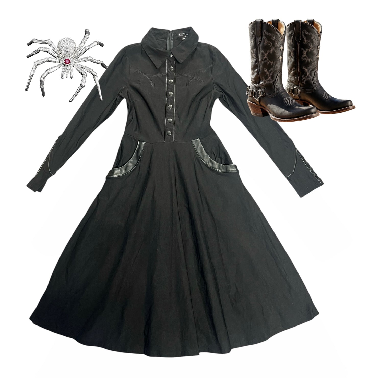 KATABOMB BLACK DRESS | XS