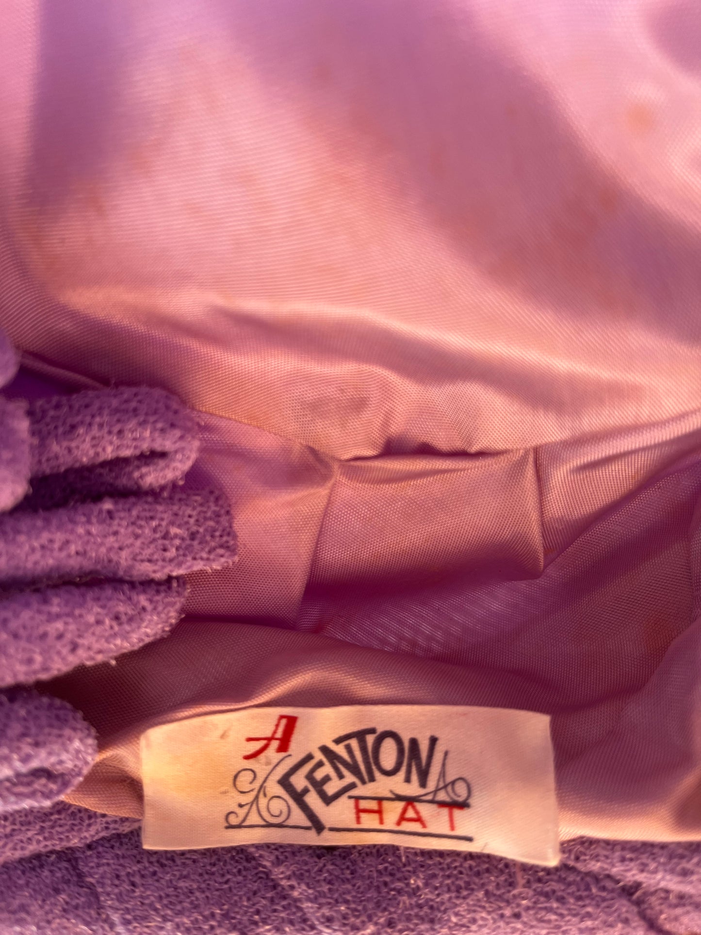 PURPLE FENTON HAT