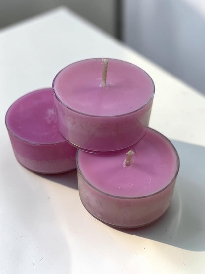 SOY TEALIGHT CANDLES 4hr burn time