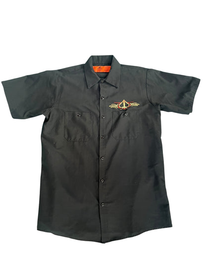 RED KAP PIN STRIPE SHIRT | M