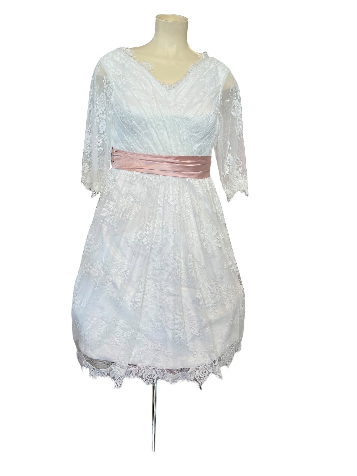 TEA LENGTH WEDDING DRESS | 16/18