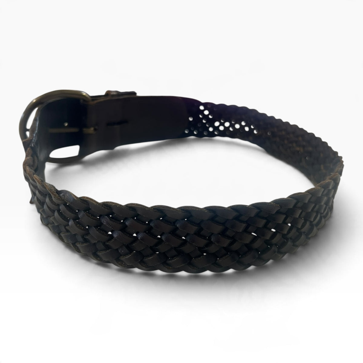 BROWN WEAVE BELT | 80cm