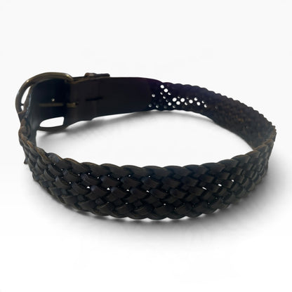 BROWN WEAVE BELT | 80cm