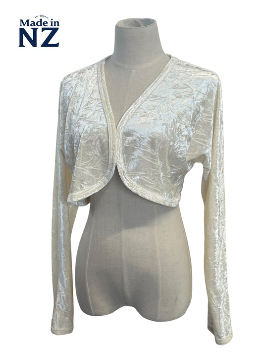 CIRCLE WORKS VELVET BOLERO | M