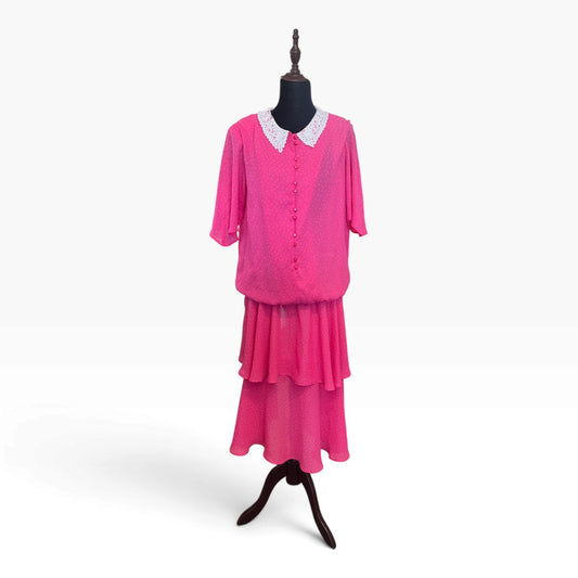 NOEL WELLS PINK DRESS | 16