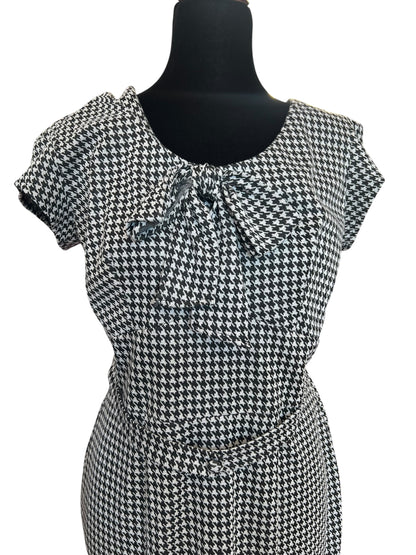 STOP STARING HOUNDSTOOTH DRESS | XL