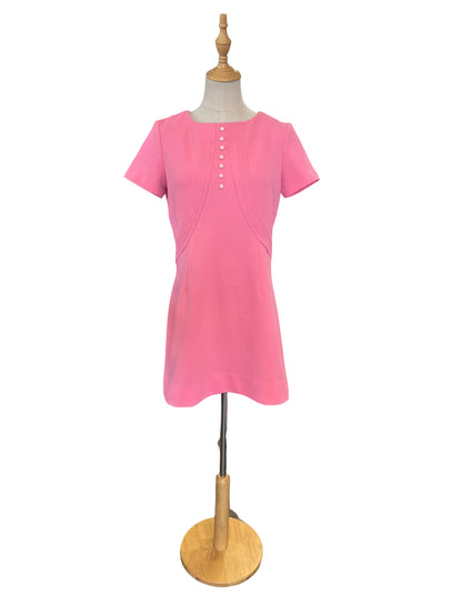 MAGGIE PINK 60S MOD DRESS | 12