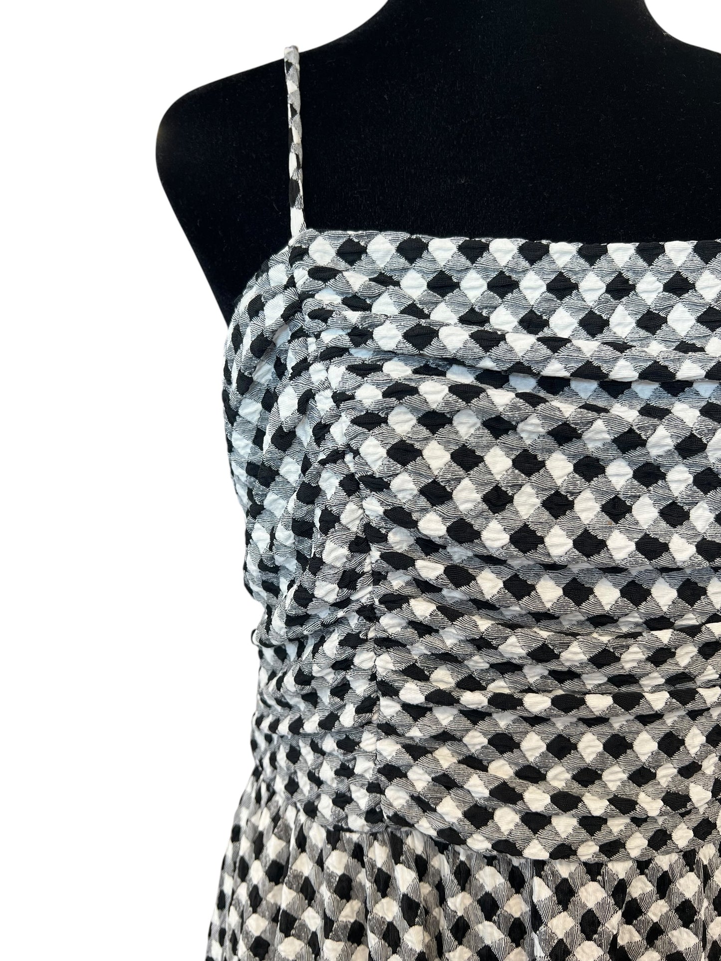 REVIEW B&W CHECK DRESS | 12