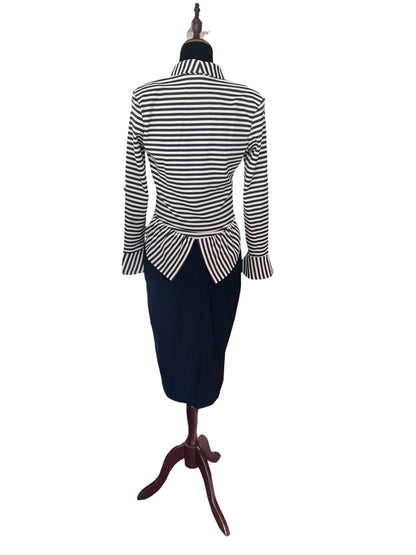 BETTIE PAGE NAVY DRESS | S