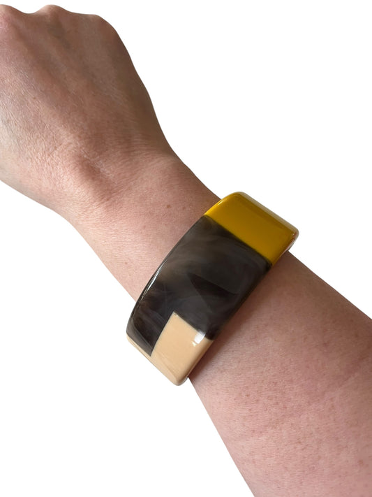 YELLOW & BLACK BANGLE