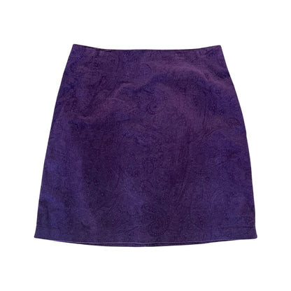 PURPLE PAISLEY VELVET MINI | 10