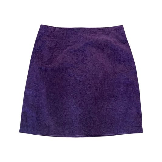 PURPLE PAISLEY VELVET MINI | 10