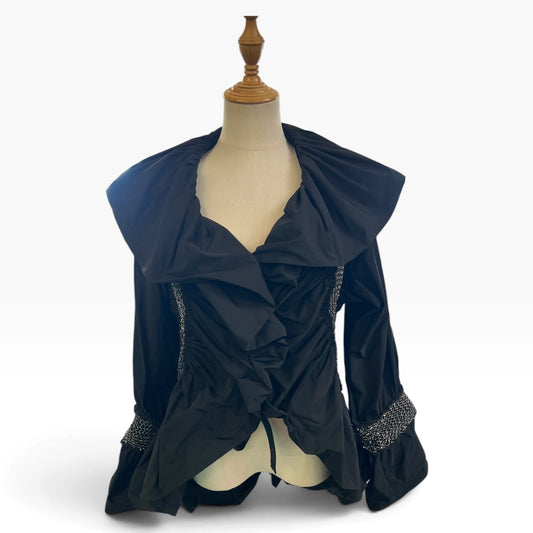 PAULA RYAN BLACK JACKET | M