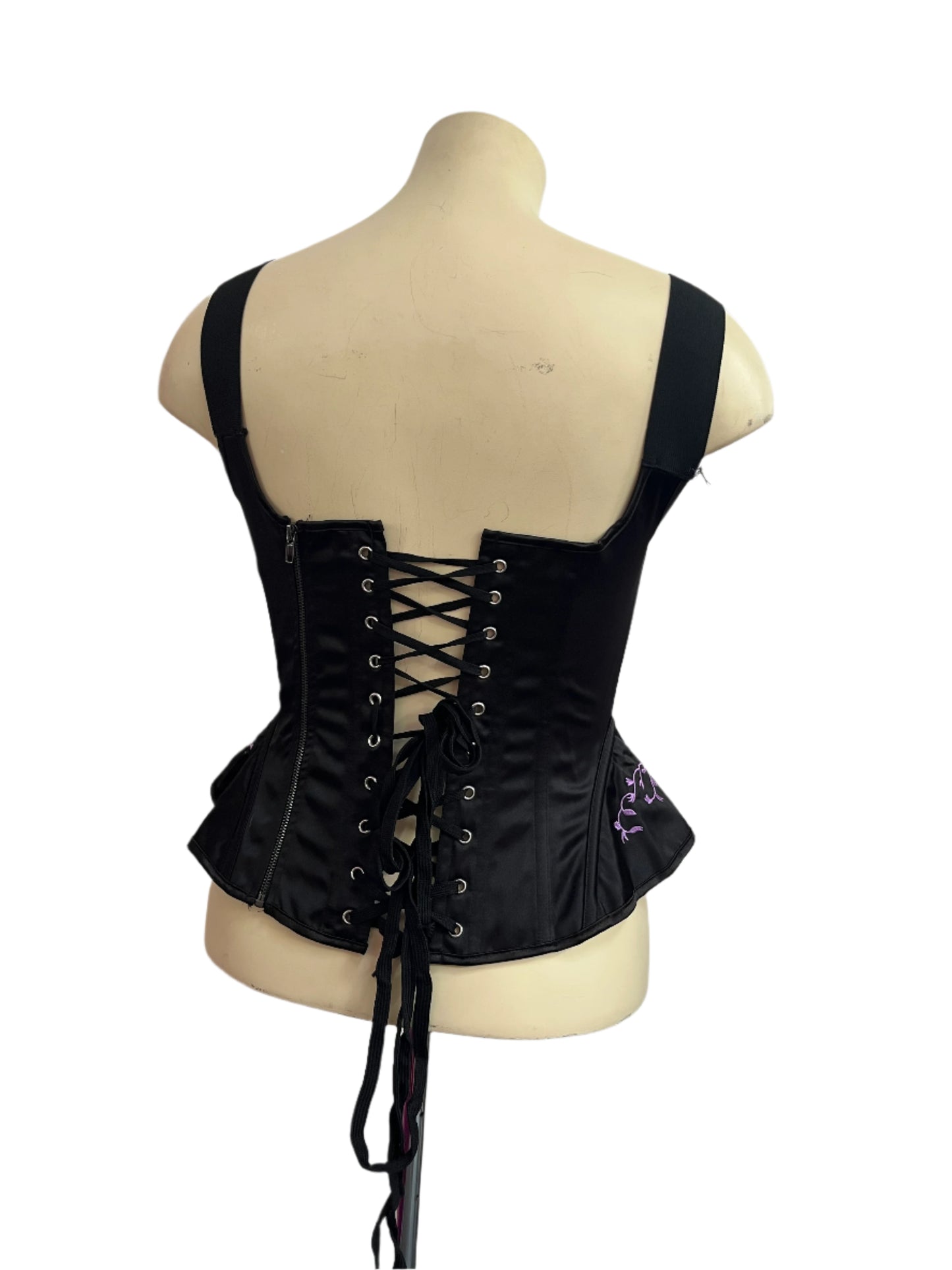 PURPLE CORSET TOP SZ 12/14