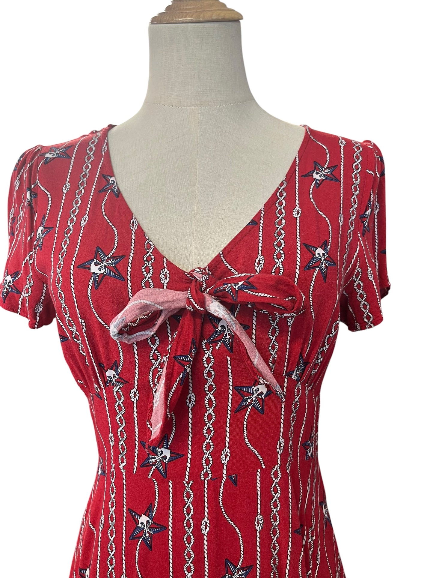 DANGERFIELD RED ANCHOR DRESS | 10
