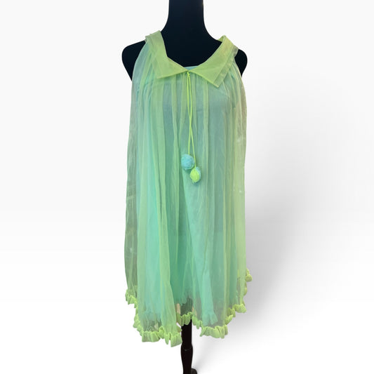 LADDALOC GREEN BABYDOLL NIGHTIE |14