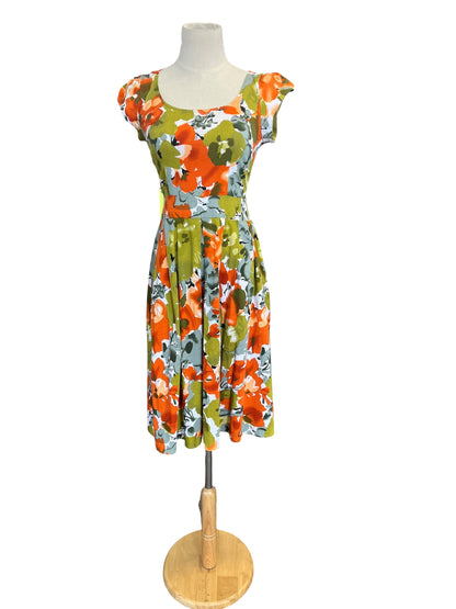 TIMELESS RED & ORANGE DRESS | 8