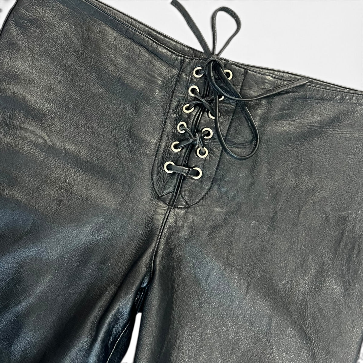 LEATHER CONNECTION BLACK PANTS | 14