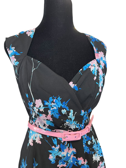 REVIEW PINK & BLUE FLORAL DRESS | 8