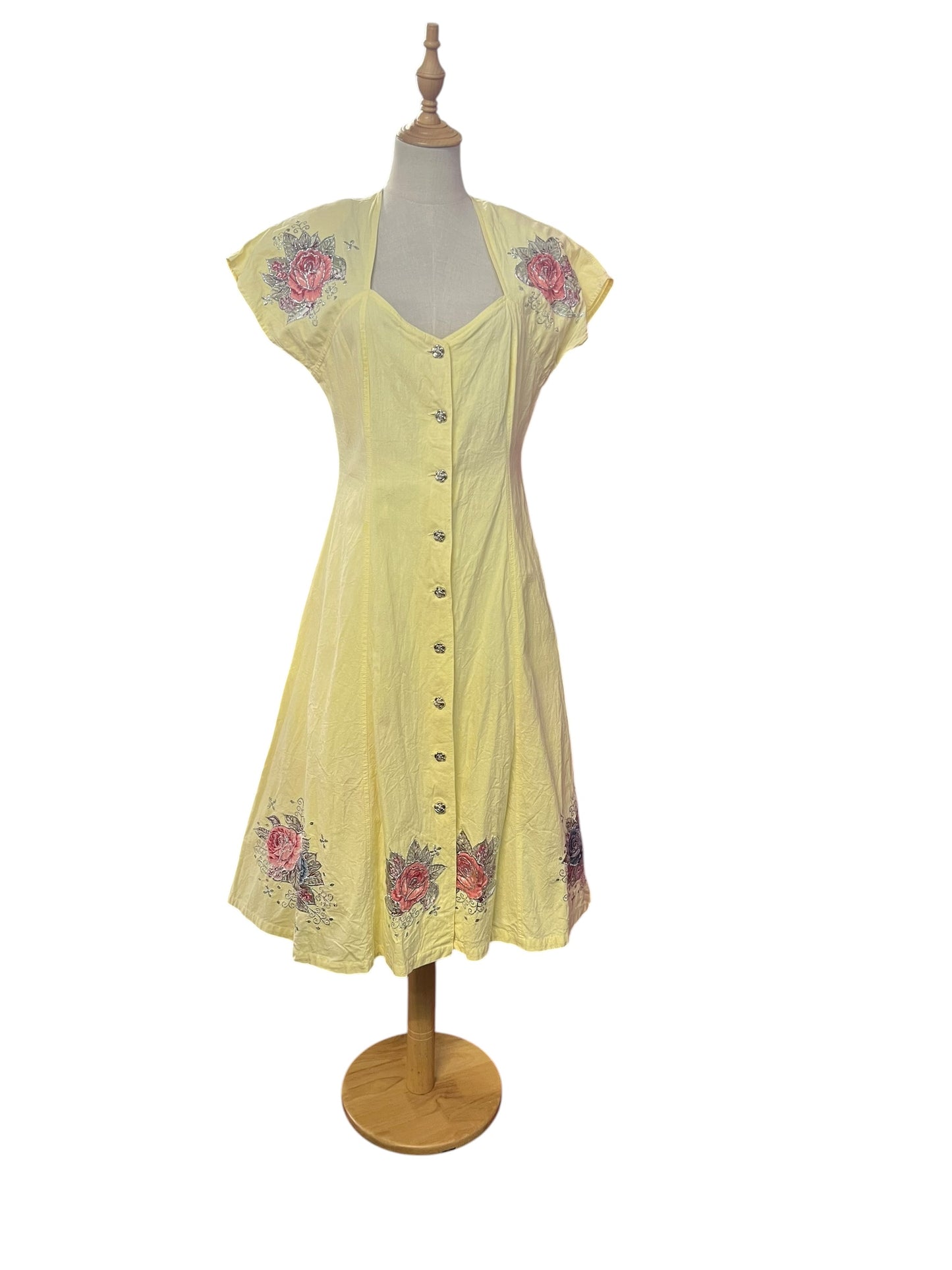 RAAM YELLOW WESTERN DRESS | 14