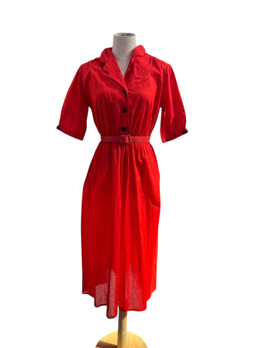 JINTYS RED POLKADOT DRESS | 12