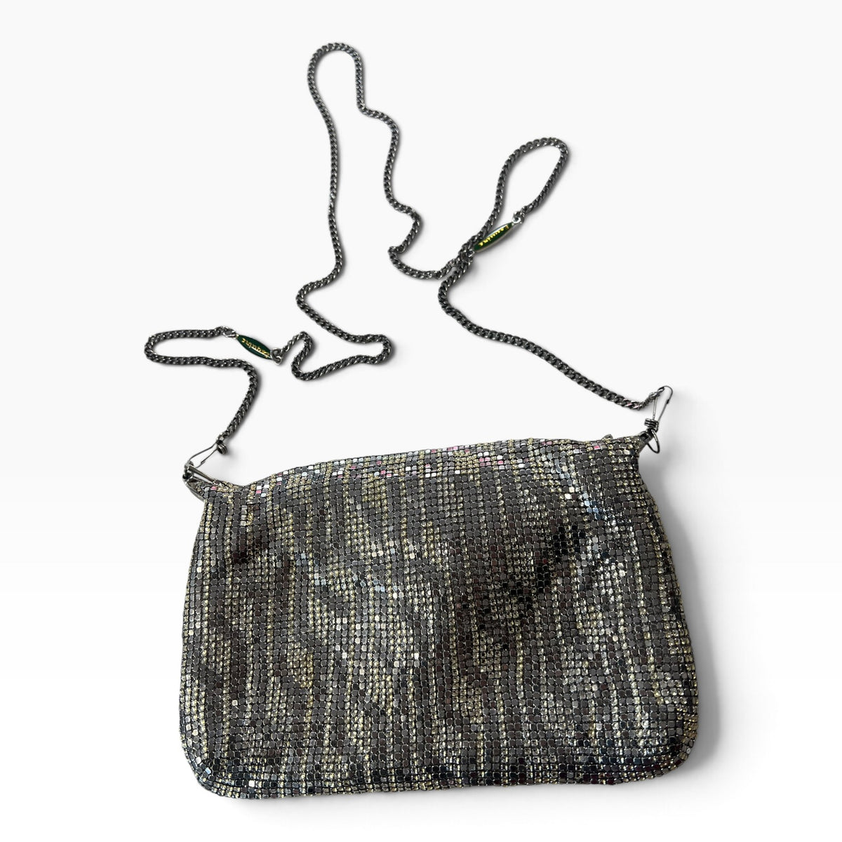 ESQUIRE FOLD & SILVER SHOULDERBAG