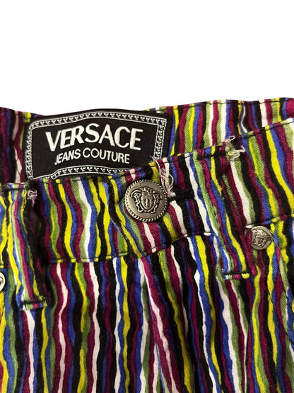 VERSACE STRIPED PANTS | 29