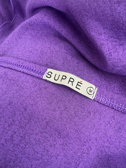 SUPRE PURPLE STRAPLESS TOP | 8/10