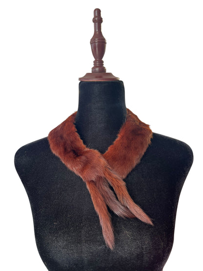 RED FERRET NECKPIECE