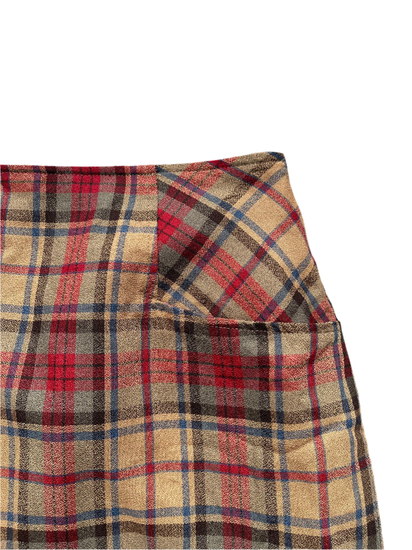 TARTAN PURE WOOL SKIRT sz12