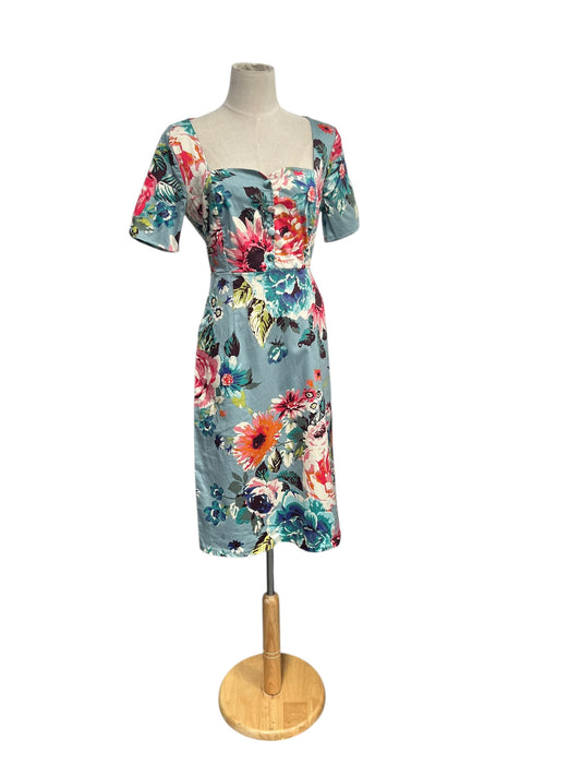 DOLLY & DOTTY BLUE WIGGLE DRESS | 12