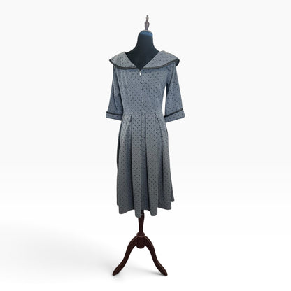 TATYANA GREY POLKA DOT DRESS | S/10