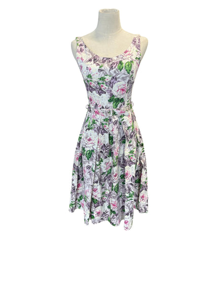 RETROSPECTD PURPLE & GREEN DRESS | 6