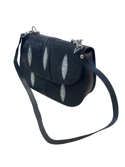 RARE STINGRAY LEATHER SHOULDER BAG