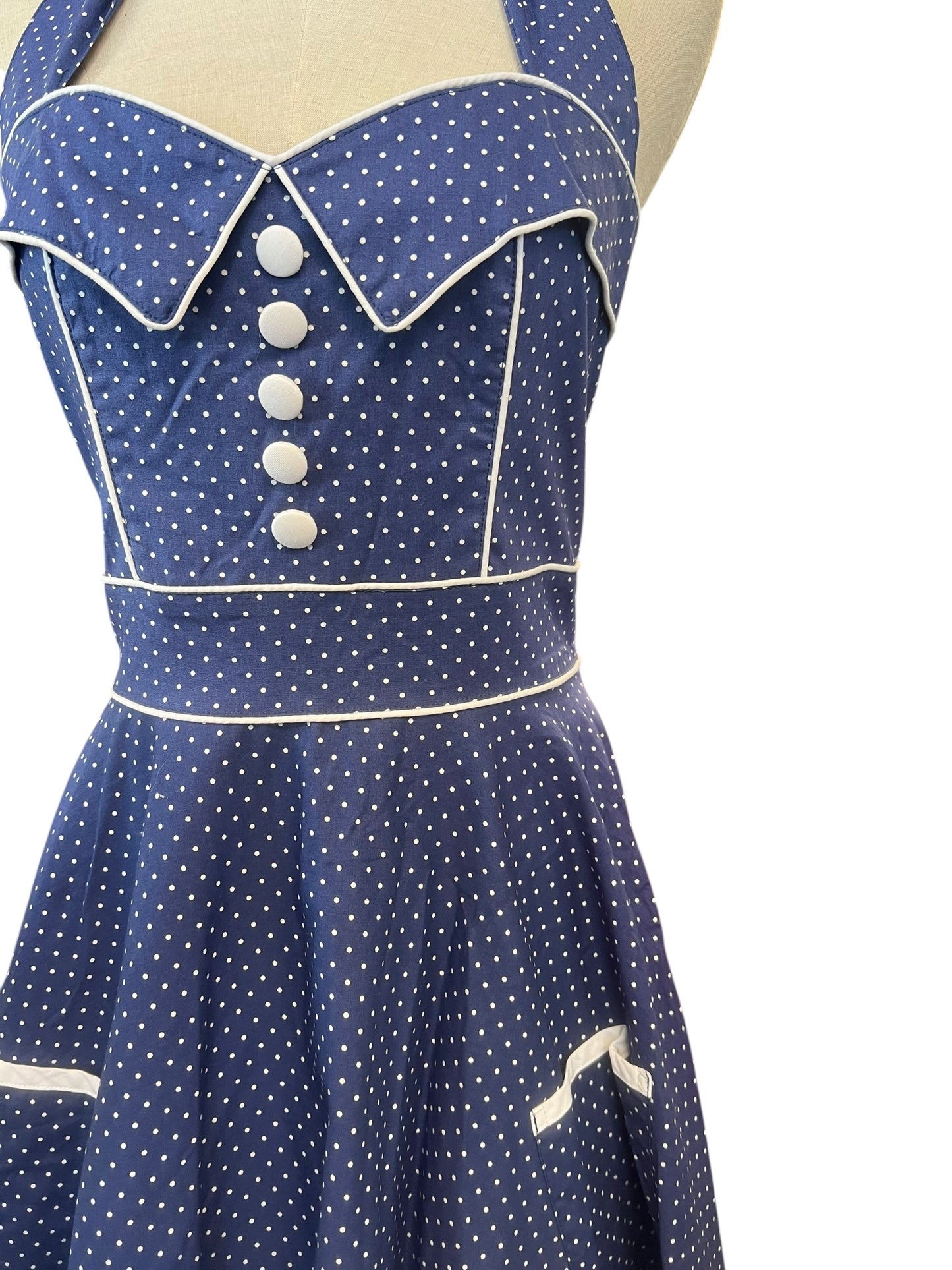 HELLBUNNY POLKADOT DRESS | 10