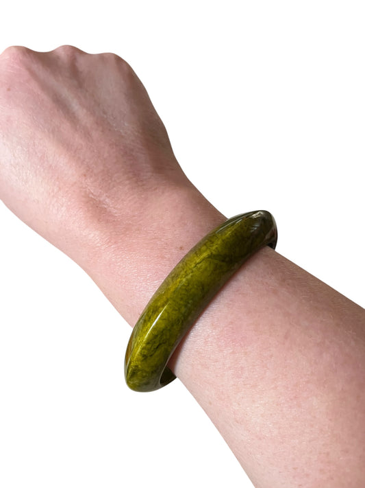 GREEN MOTTLED BANGLE