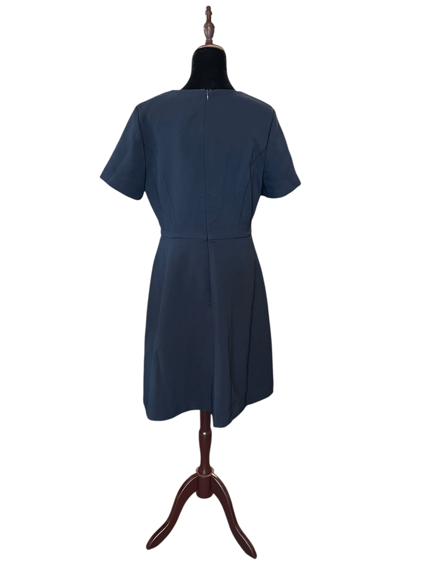 REVIEW NAVY BOW DRESS | 12