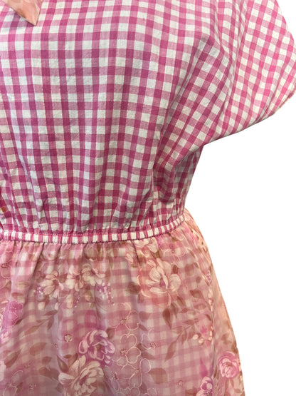 SWEET PINK GINGHAM DRESS | 12