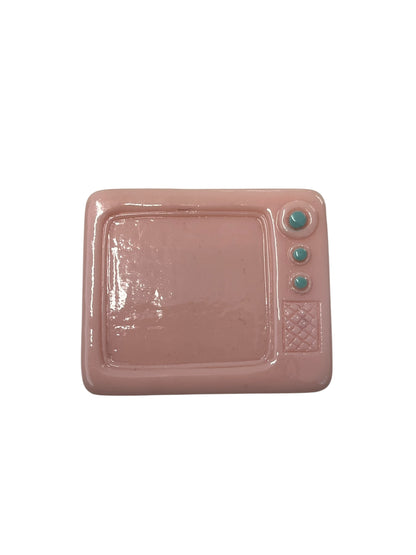 YANKEE SWEETHEART PINK TV BROOCH