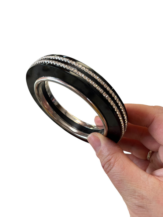 BLACK DIAMANTE BANGLE