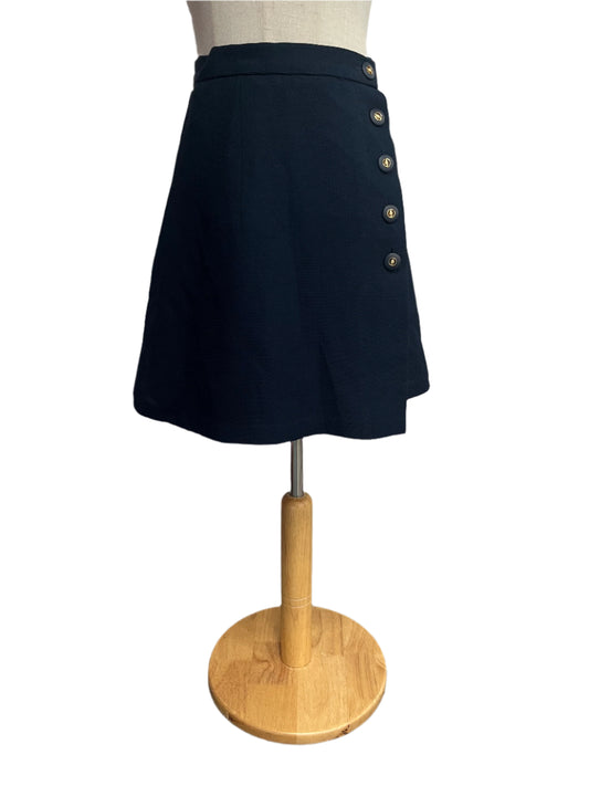 HEADQUARTERS NAVY SKIRT SZ 8