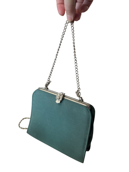 GREEN VINTAGE CLUTCH
